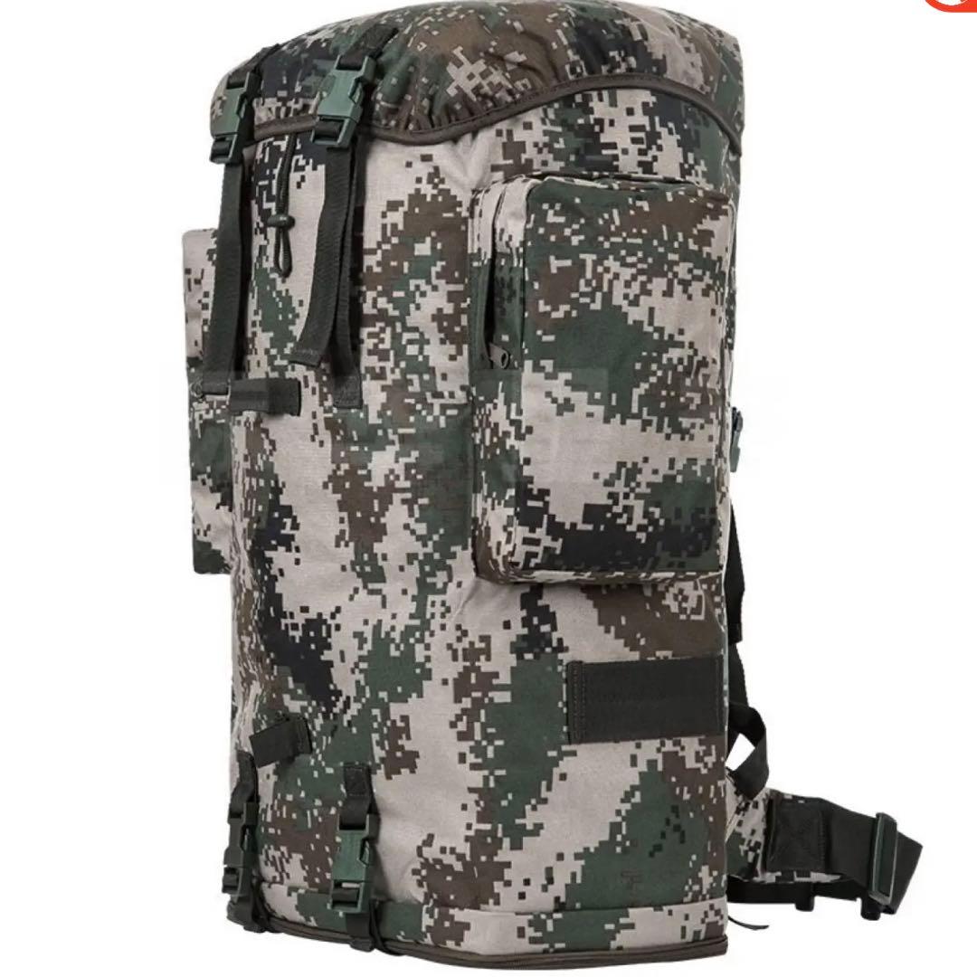 中国人民解放軍最新型21式迷彩星空迷彩リュックサック　大容量　鉄骨入り　携行具