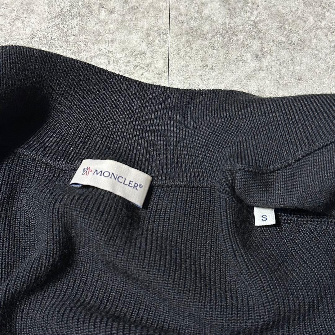 2017年モデル MONCLER ハイブリッド ニット カーディガン 黒 S