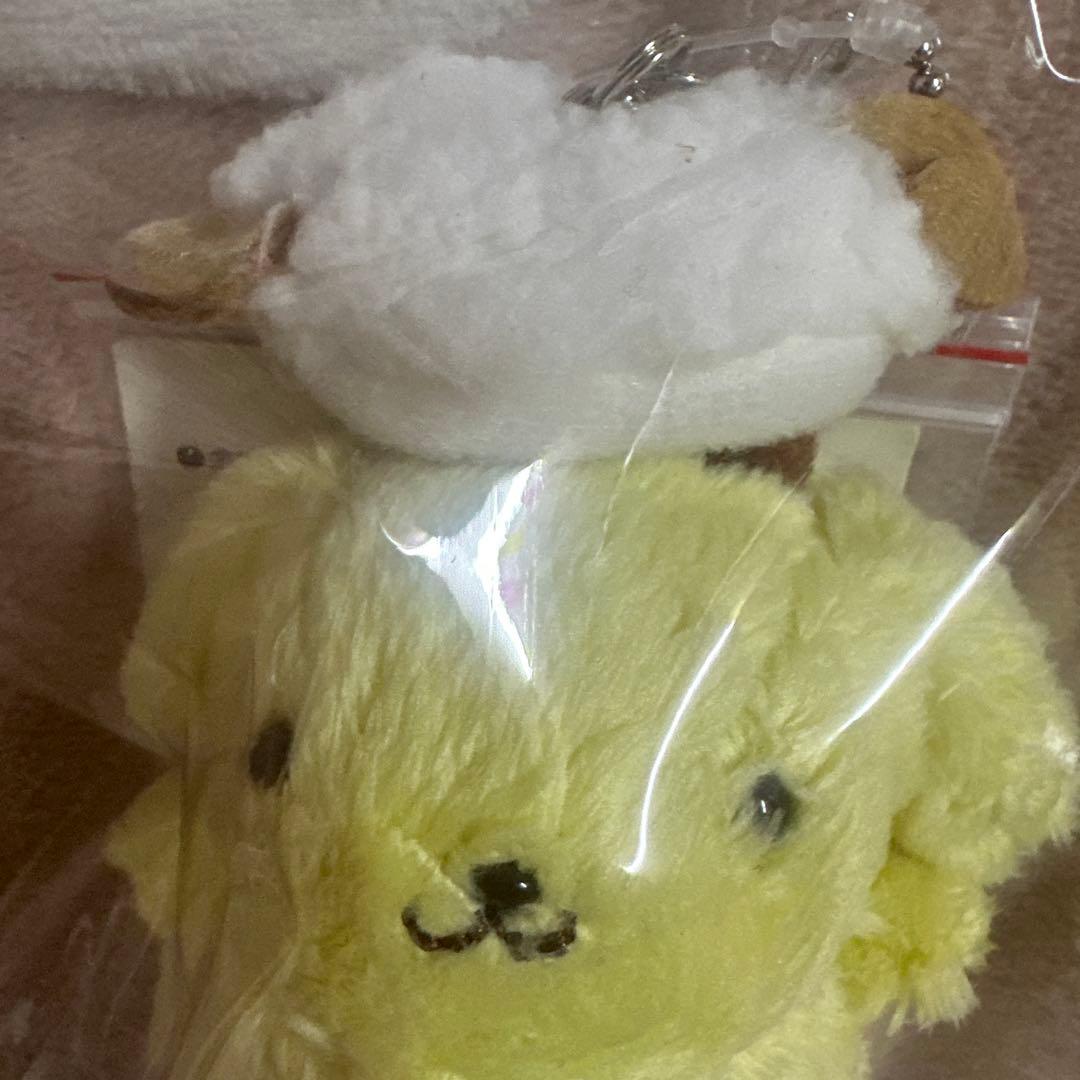 サンリオ ポムポムプリン 羊 マスコットホルダー ぬいぐるみ