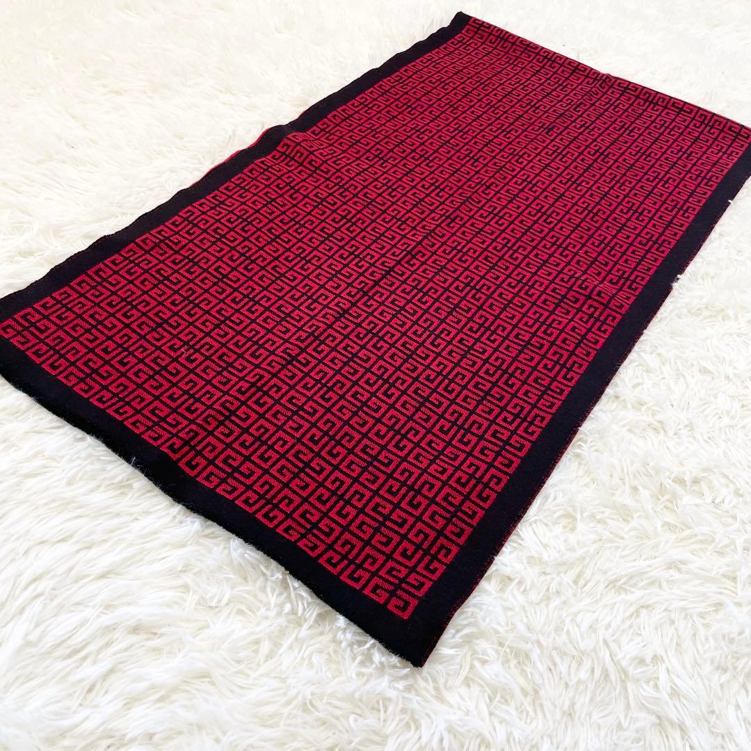 【スズキ】GIVENCHY ジバンシィ Gモチーフ 総柄 マフラー