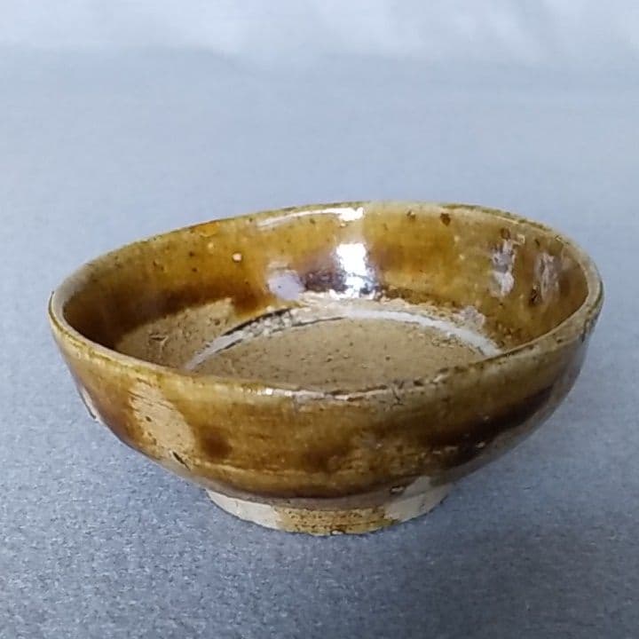 古瀬戸盃　古瀬戸ぐい吞み　古黄瀬戸ぐい吞み　古瀬戸酒盃　合わせ箱付き