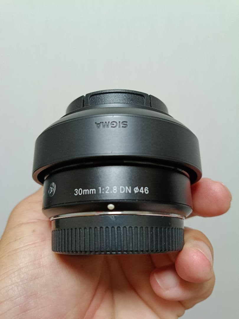 マイクロフォーサーズ SIGMAレンズ2本 19mmと30mm F2.8 DN