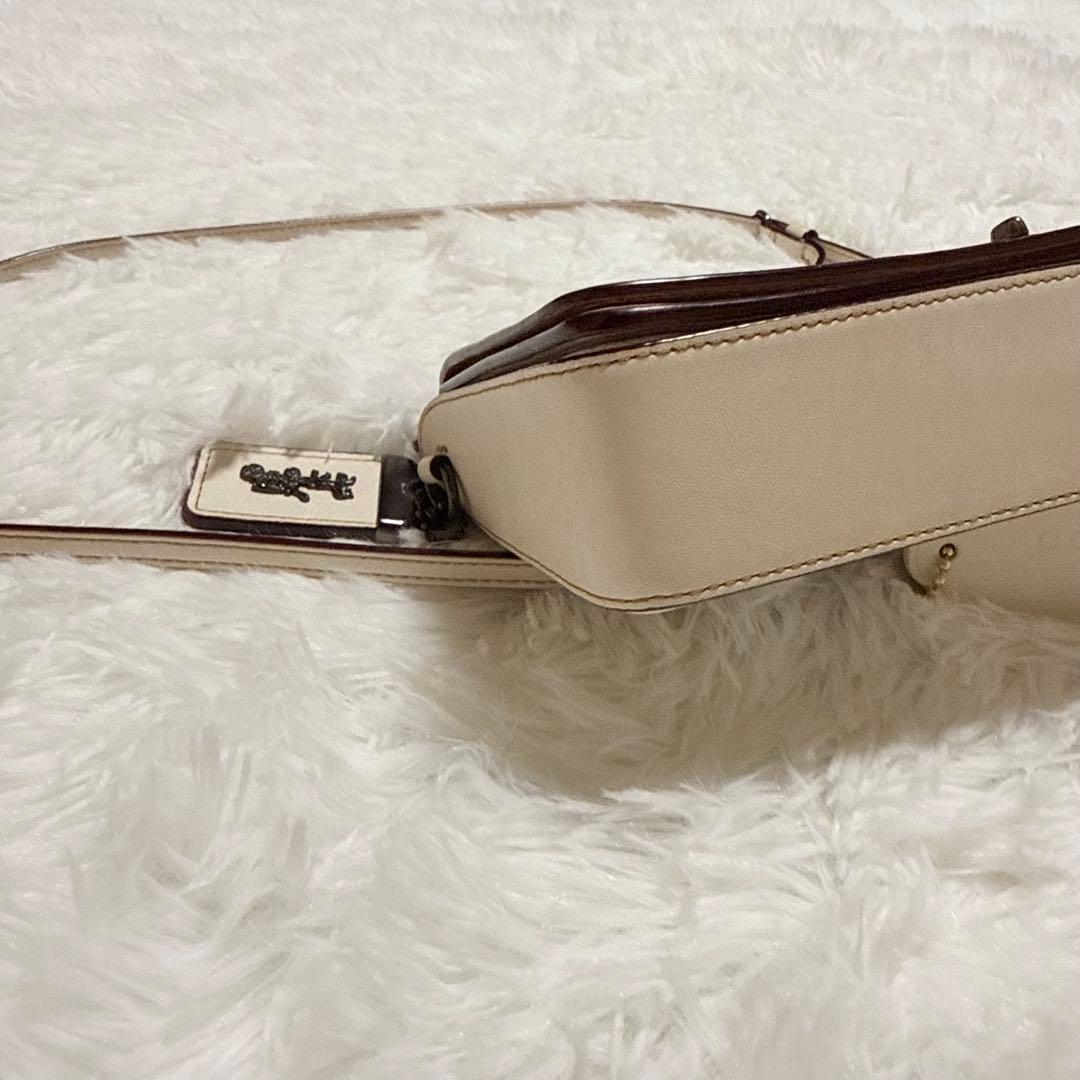 coach コーチ レキシー 恐竜 ショルダーバッグ ホワイト