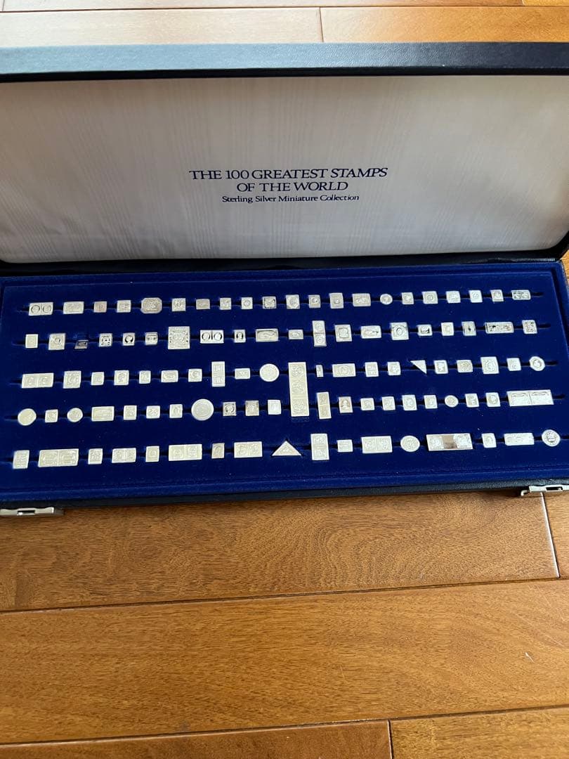 【認定書・説明書付】最終値下　世界の偉大な切手　100選　銀製切手シルバー925