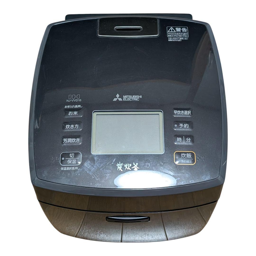 ​2022年製 IH炊飯器 1升炊き NJ-VVD18-B ブラック 10合