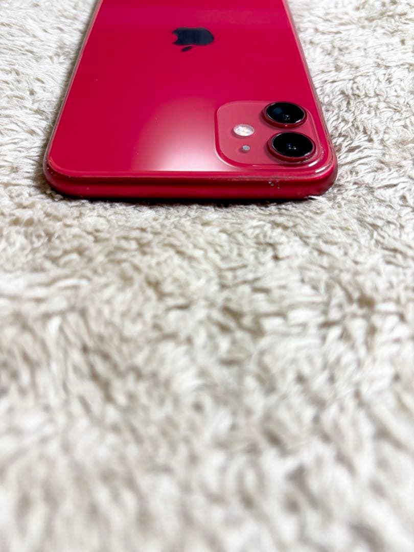 美品❗️iPhone11 レッドカラー　64GB 箱付き発送