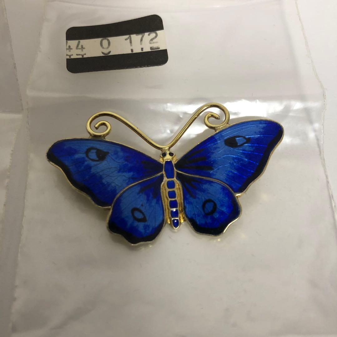 ノルウェー　ブローチ　蝶　2個セット　蝶々