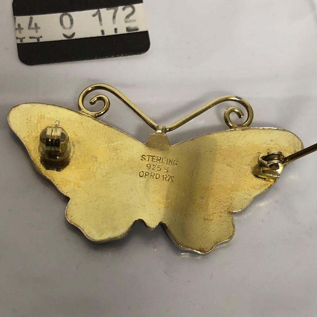 ノルウェー　ブローチ　蝶　2個セット　蝶々