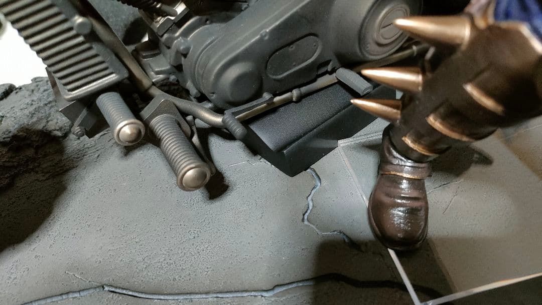 w*u様 北斗の拳 　スパイスシード　ジャギ　レジンキャスト＆バイクベース 　他