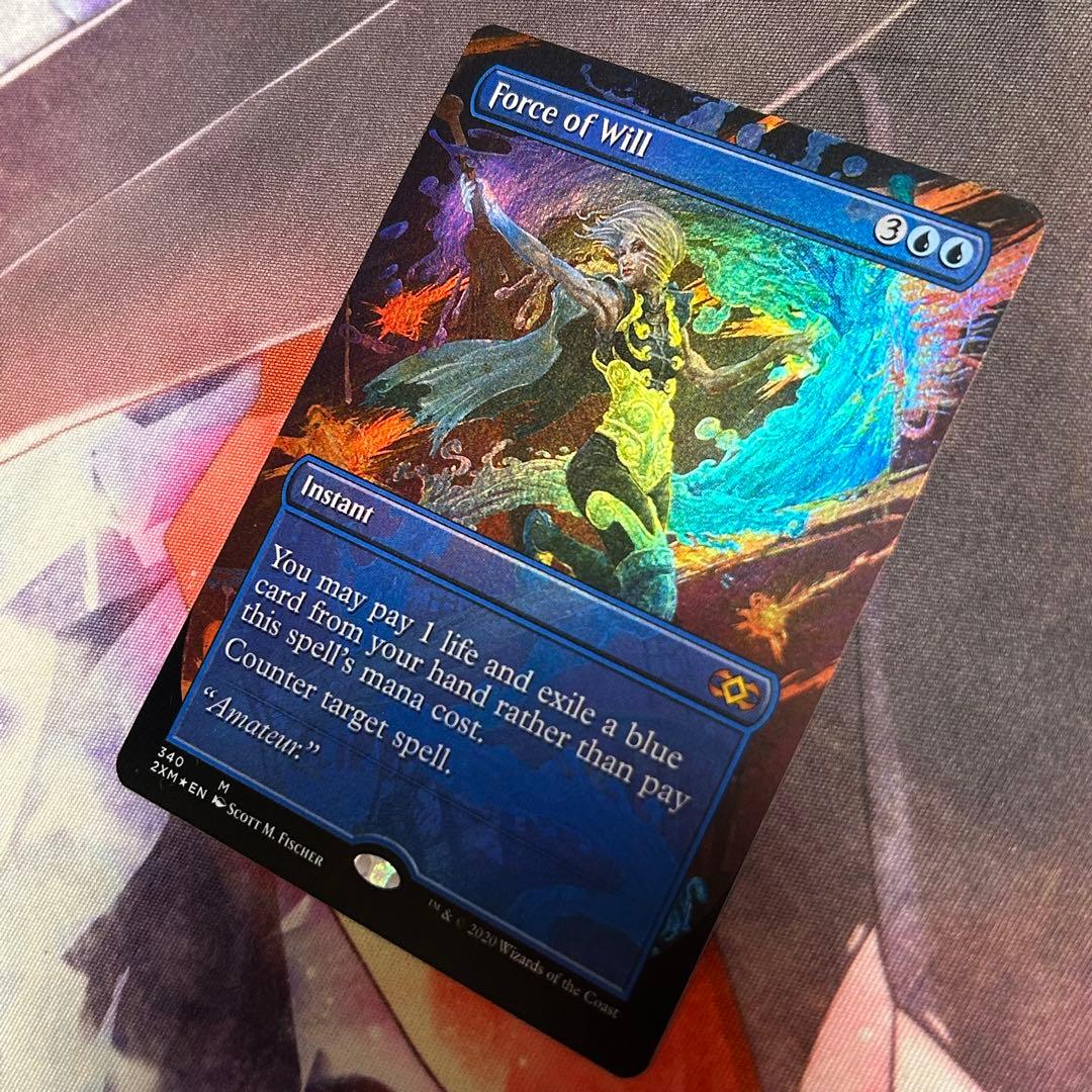 【英語Foil】ボーダーレス《意志の力/Force of Will》[2XM]