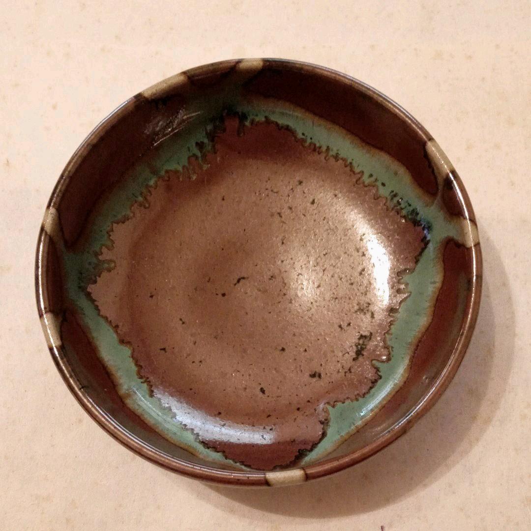 益子焼　柿釉小鉢5客揃い