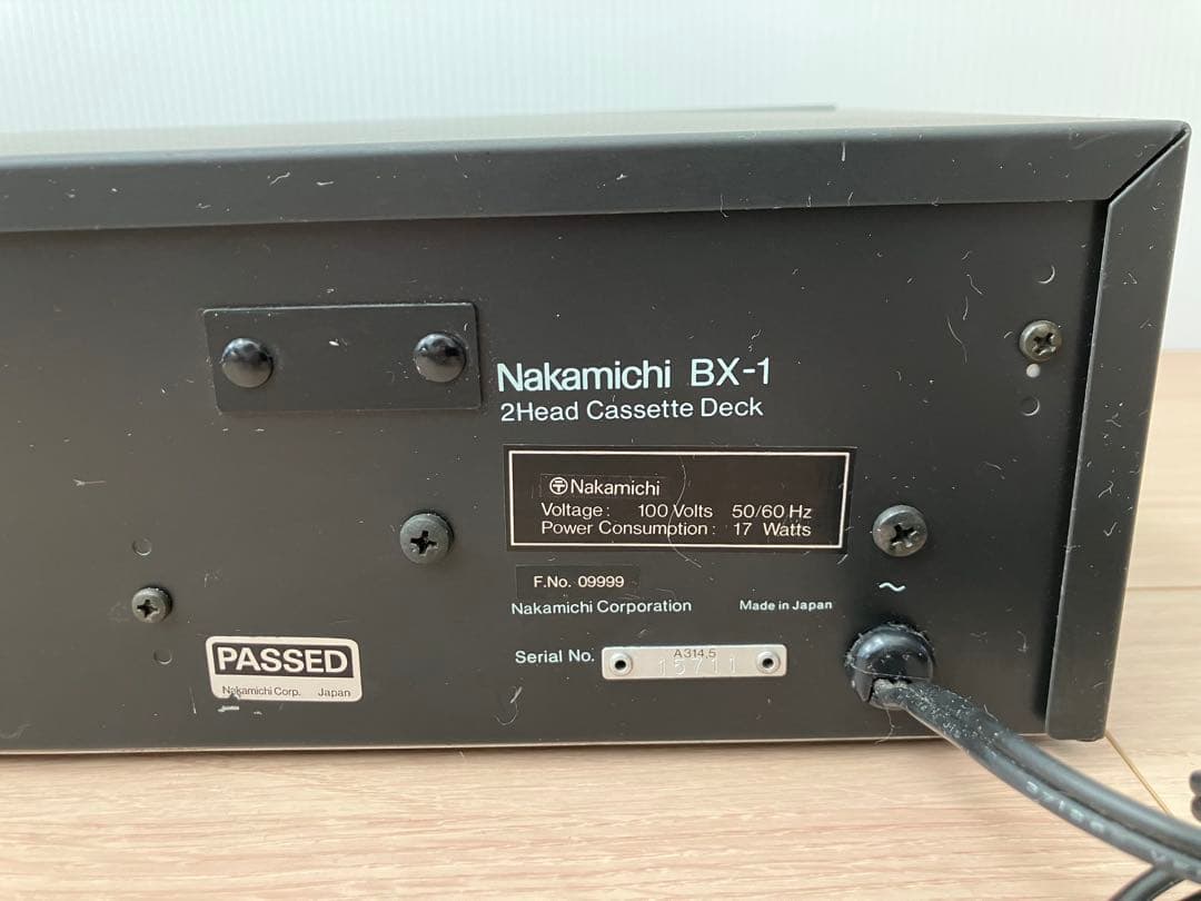 【希少】Nakamichi BX-1 カセットデッキ