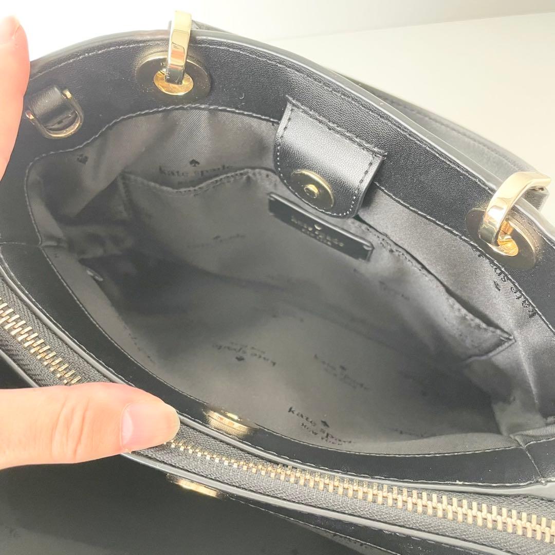 【極美品】kate spade ハンドバッグ キルティング キャリー サリバン