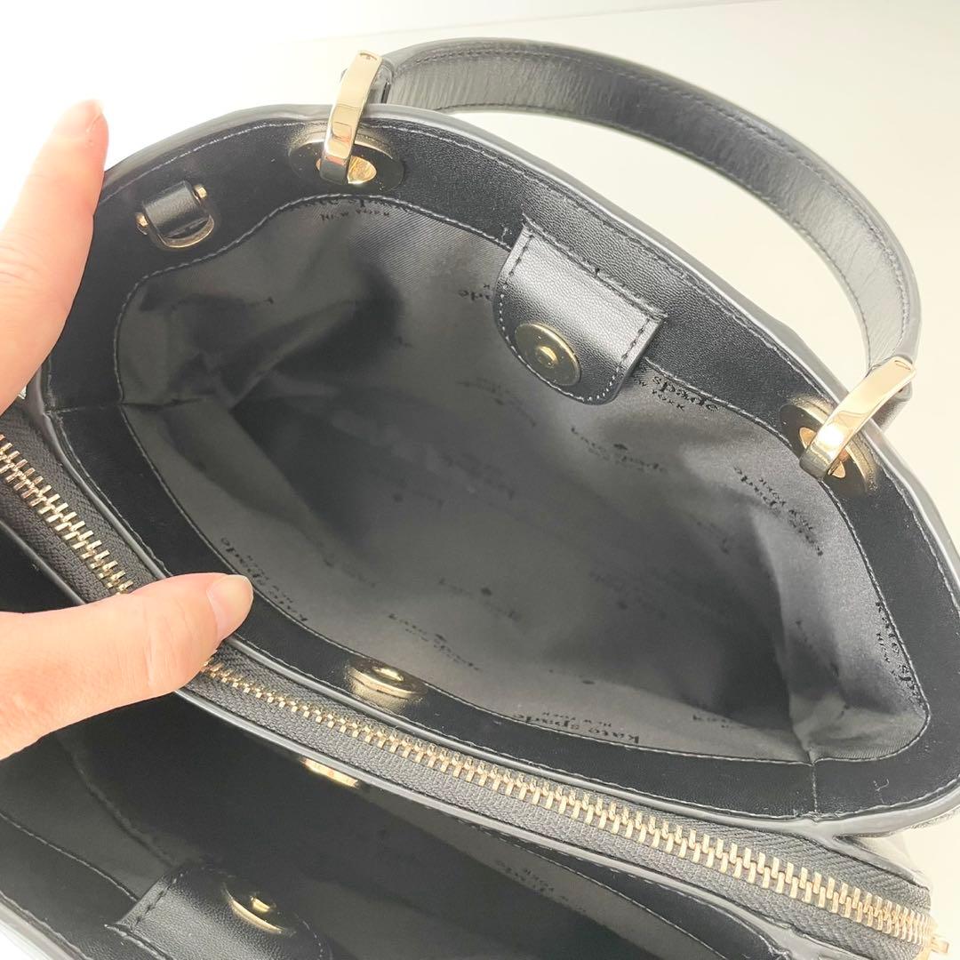 【極美品】kate spade ハンドバッグ キルティング キャリー サリバン
