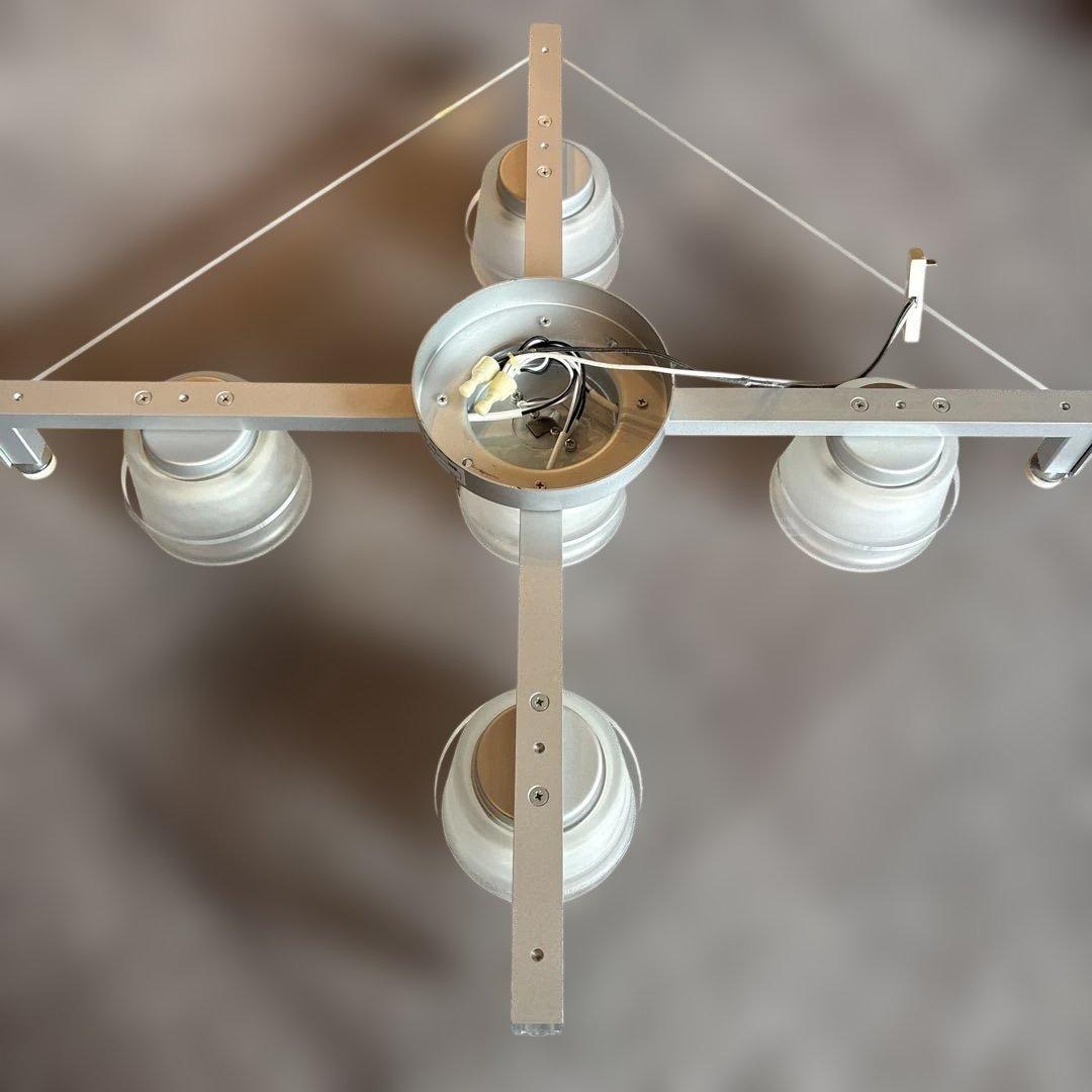 YAMAGIWA (ヤマギワ）シーリング照明　P-FLAT５灯　アクリルクリア