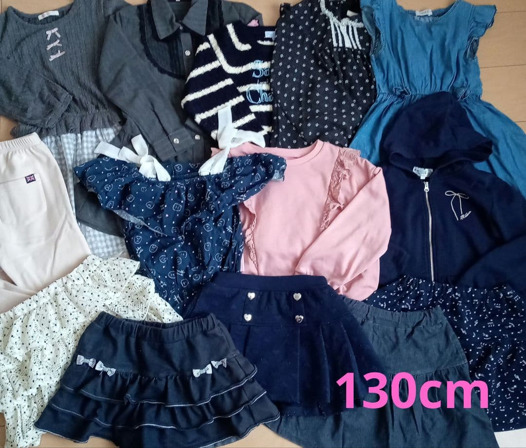 大量セット33点　一着400円　anyFAM　女の子130㎝～まとめ売り