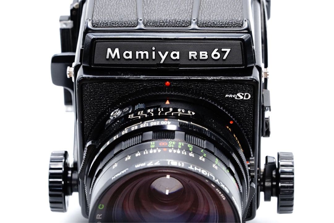 Mamiya RB67 pro sd中判カメラ 65mmレンズ付き