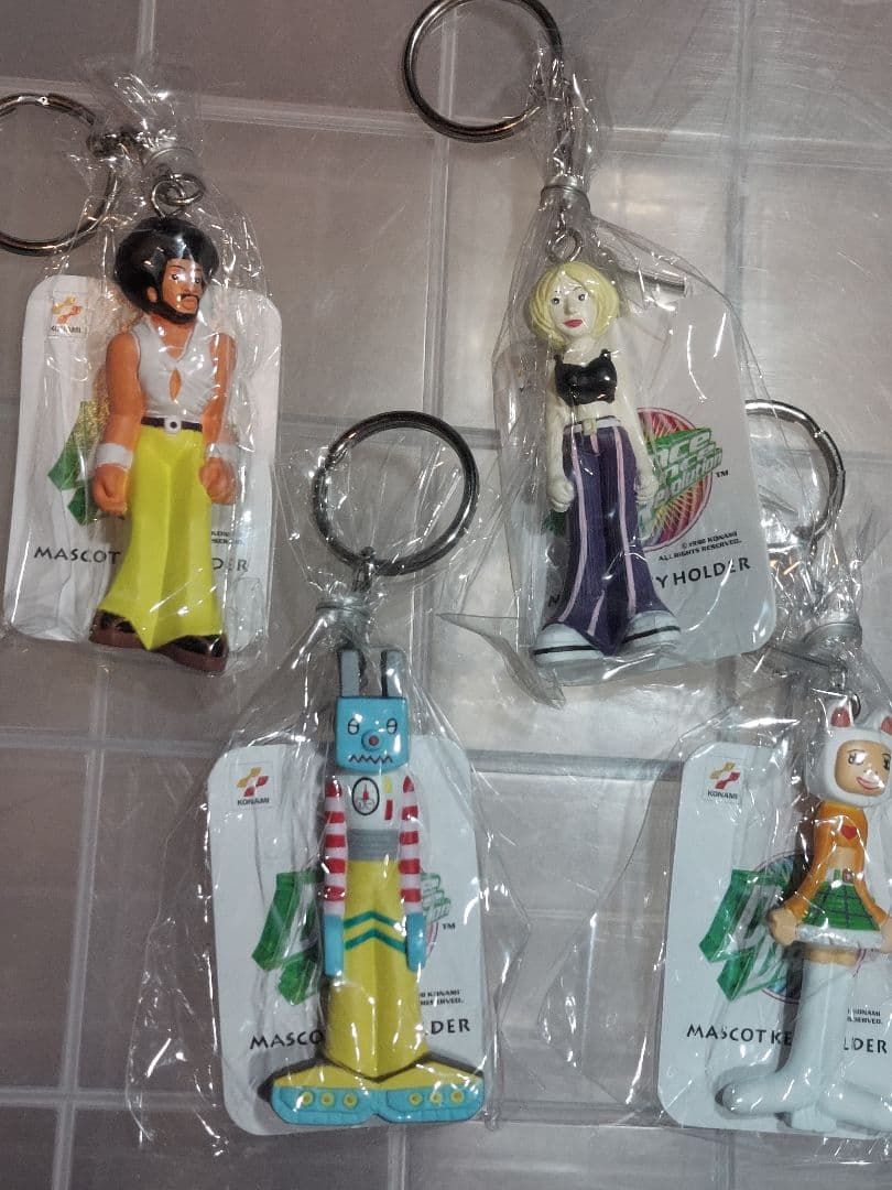 プライズ ダンスダンスレボリューション キーホルダー ４種セット