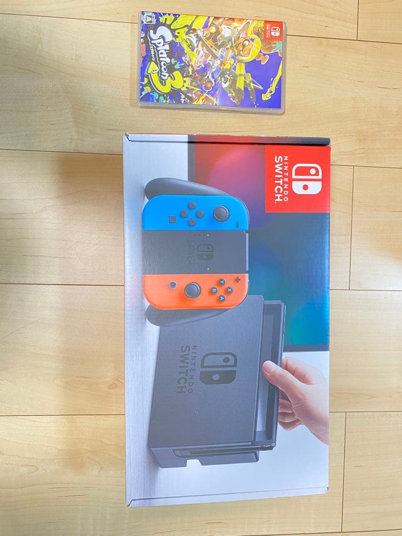 Nintendo Switch ネオンブルー/オレンジ Splatoon 3付き
