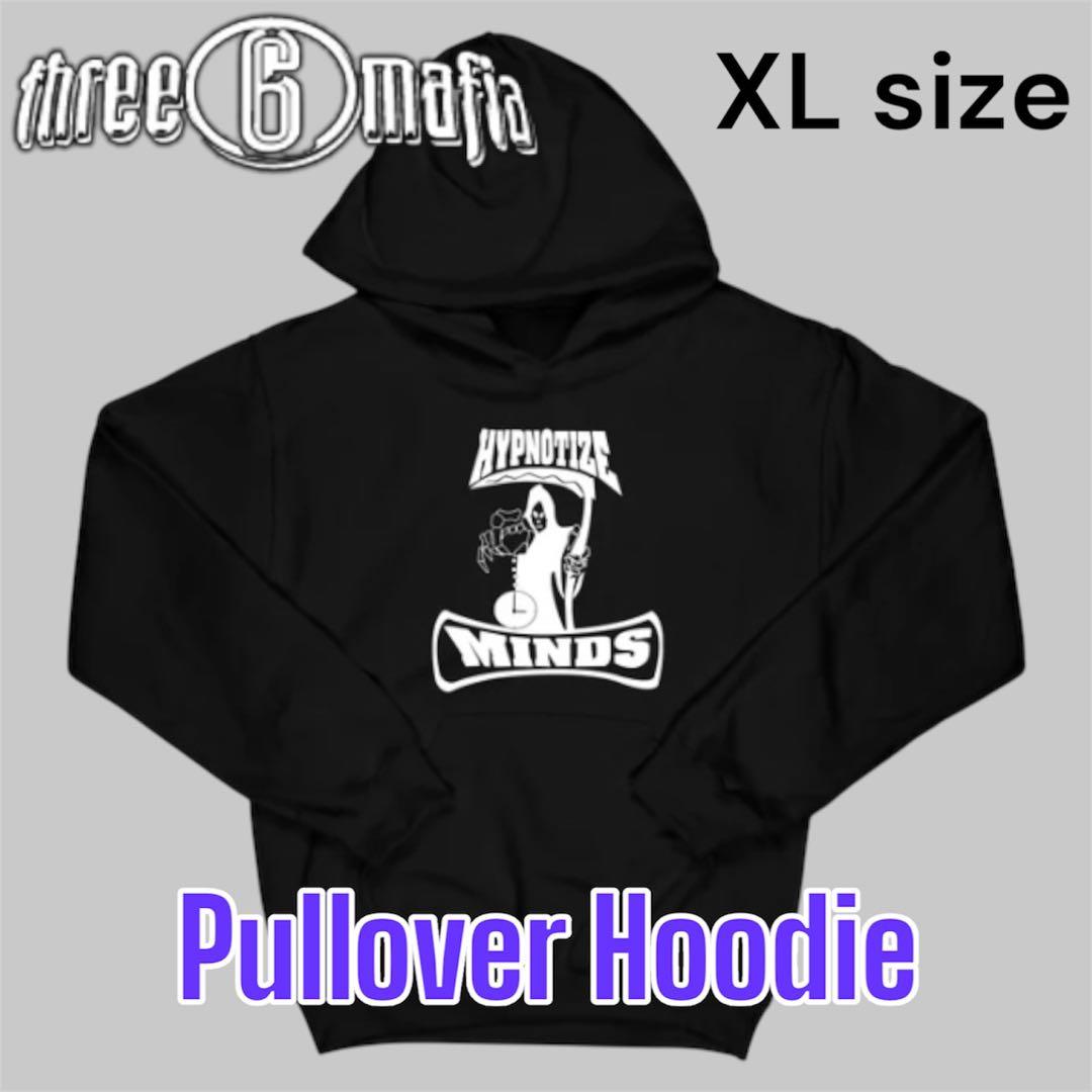 three 6 mafia HYPNOTIZE MINDS パーカー 黒 XL