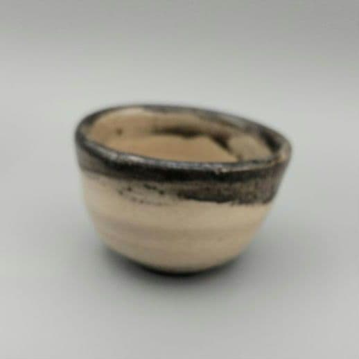 小山富士夫(古山子)　酒觴(呉須刷毛目)