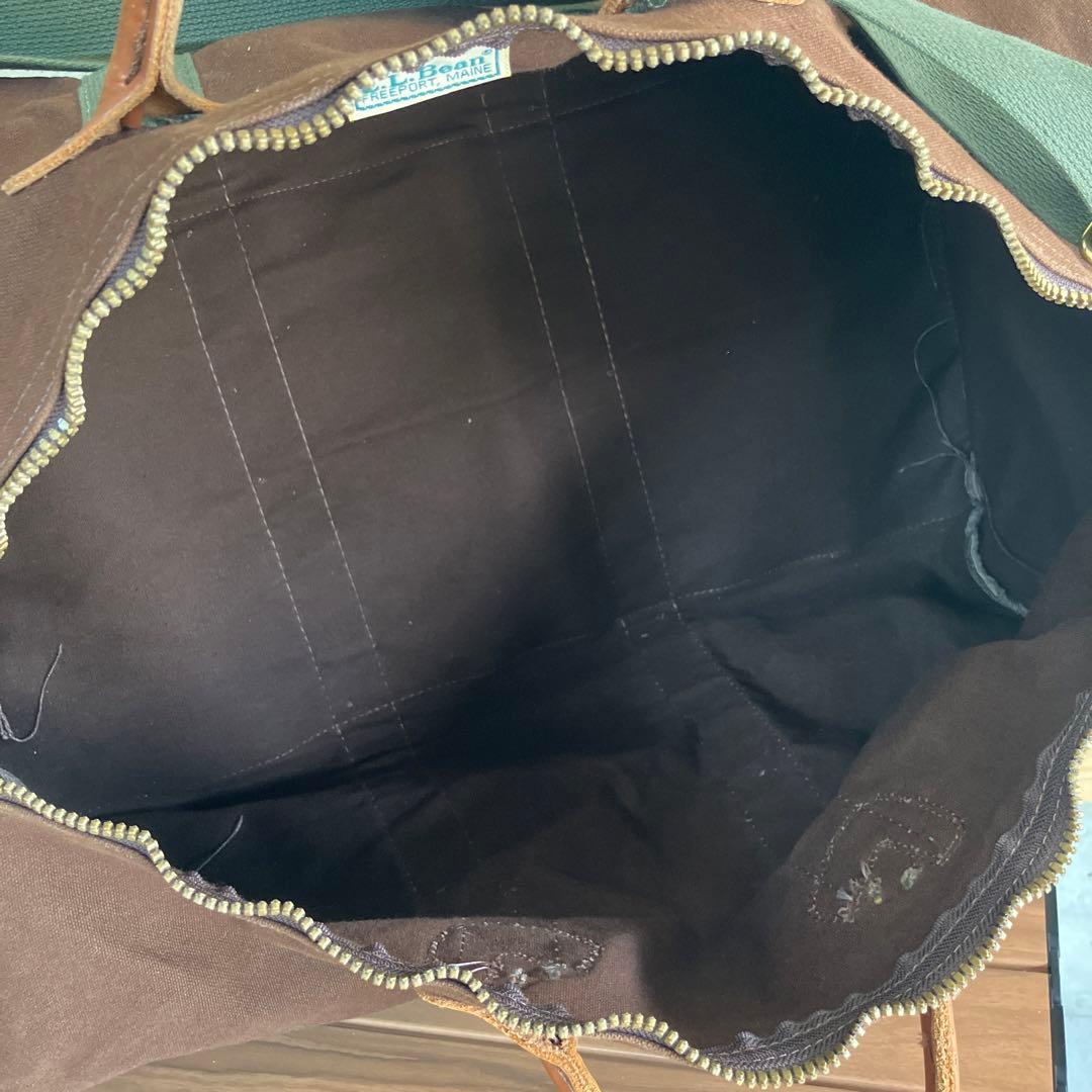 1980年代ビンテージ エルエルビーン レザーハンドル ボストンバッグ