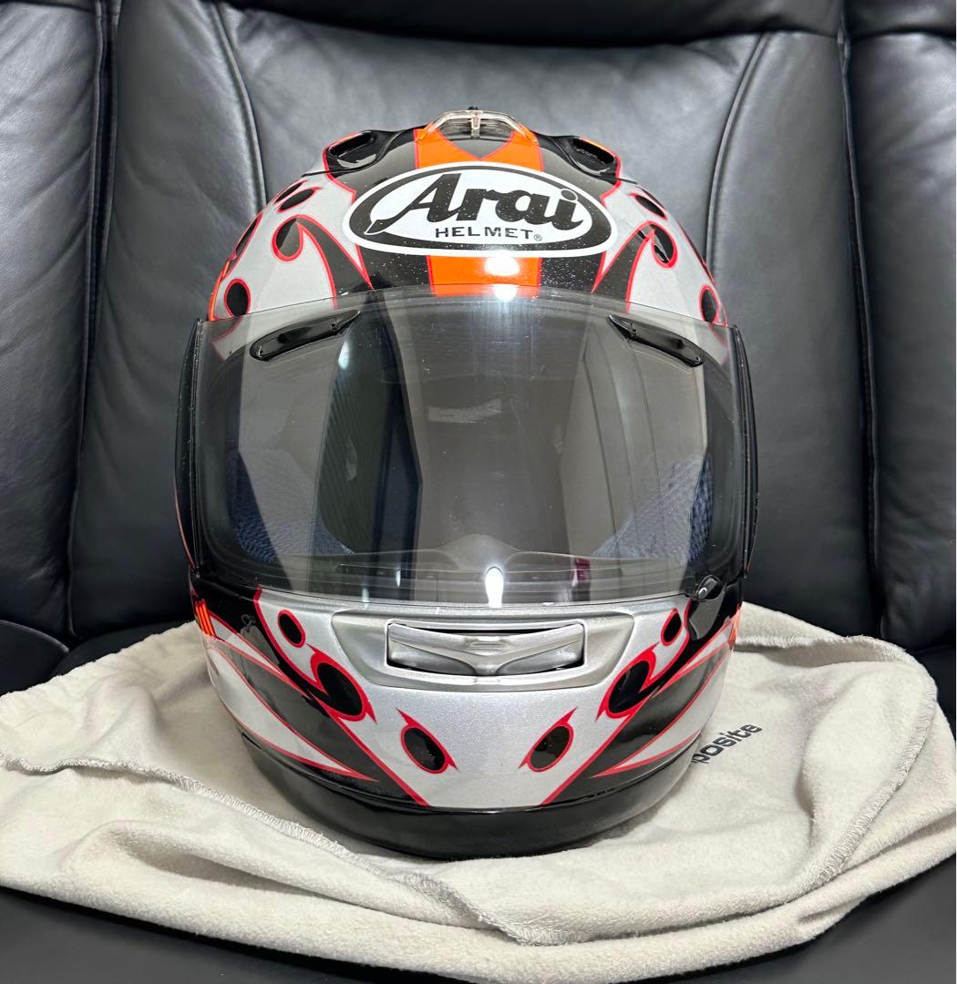Arai RX-7 RR4 ヘルメット Mサイズ（内装Lフィット・中古）