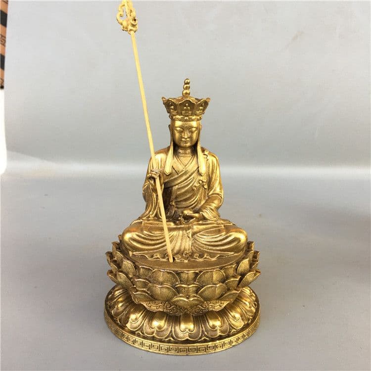 仏教美術 仏像 西方三聖仏像 家内 供養 銅 工芸品 置物