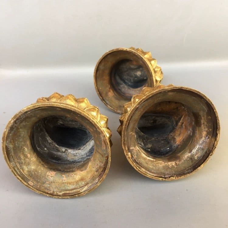 仏教美術 仏像 西方三聖仏像 家内 供養 銅 工芸品 置物