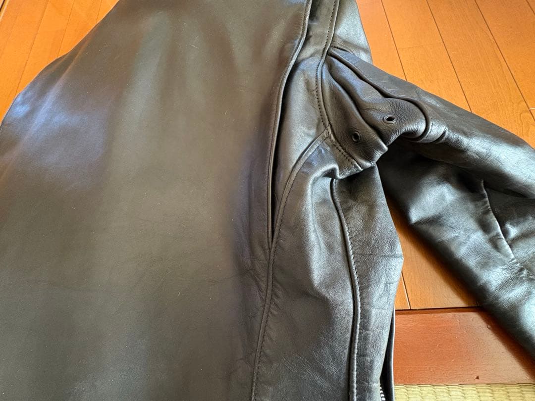 ショット schott レザージャケット ボアライナー付属 38 革　ライダース