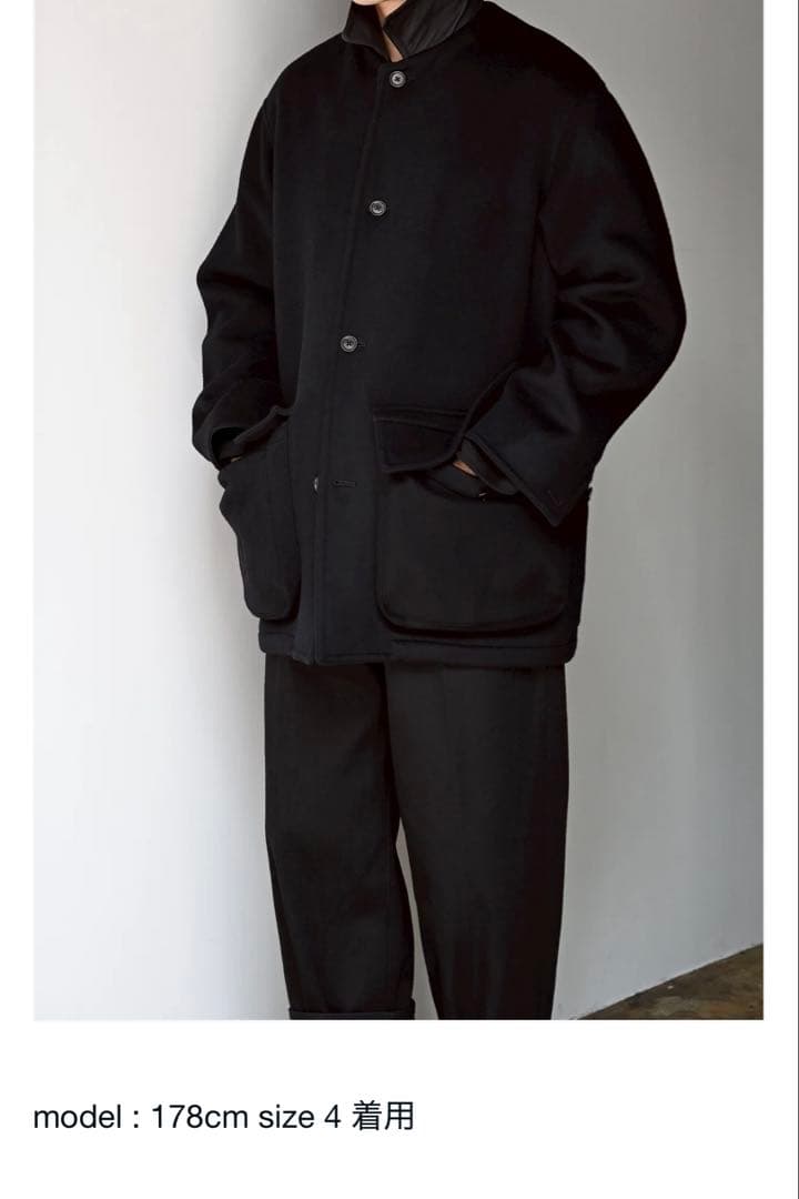 ジャケット・アウター BISOWN LAMBSWOOL HUNTING COAT