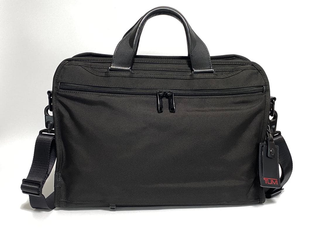 【値下げ】⑪✨TUMI ✨トゥミ ビジネスバッグ アルファ3 ブラック ポーチ付
