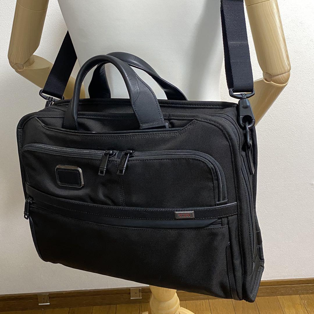 【値下げ】⑪✨TUMI ✨トゥミ ビジネスバッグ アルファ3 ブラック ポーチ付