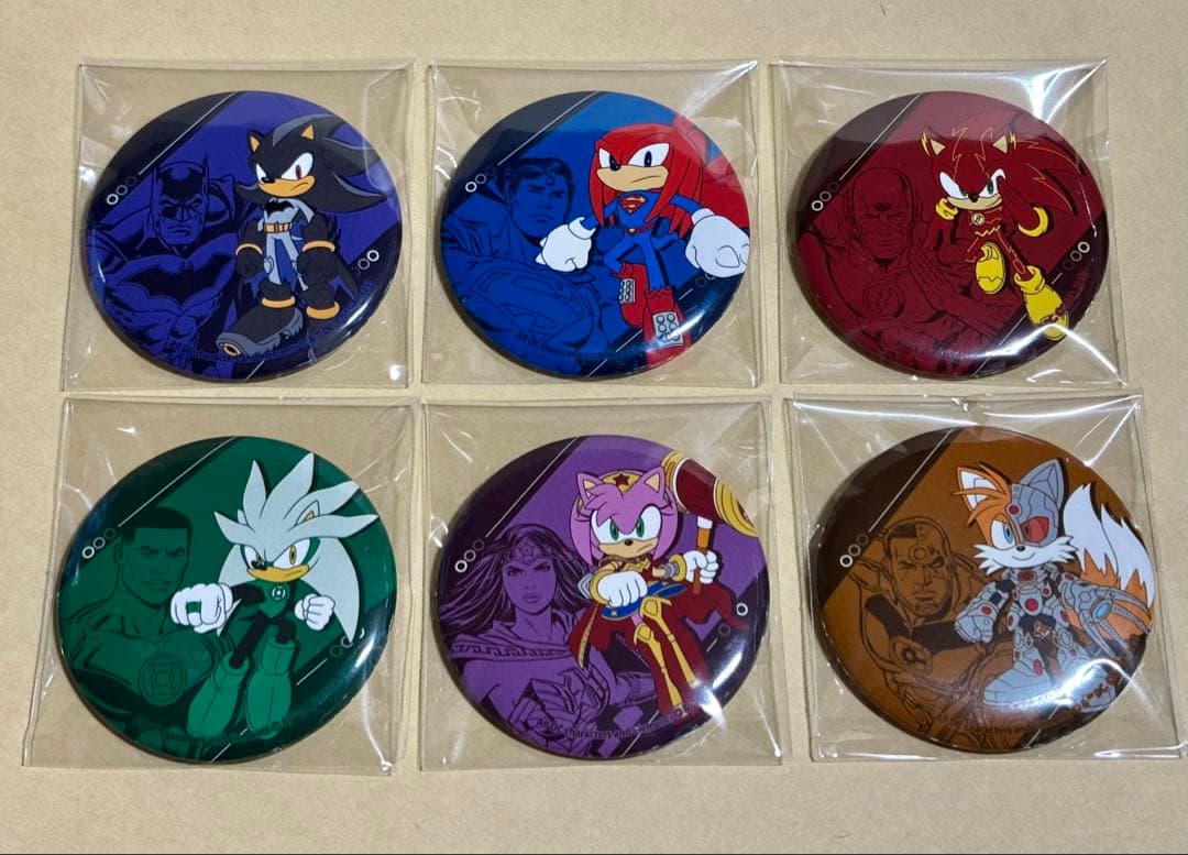 DCコミックス ソニック コラボ 缶バッジ アクスタ　TGS会場限定