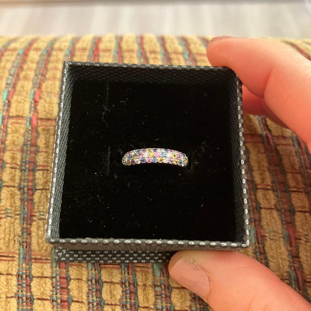 さくらんぼさま専用【ポンテヴェキオ】ピッコリーニ　K18 WG 9号サイズ