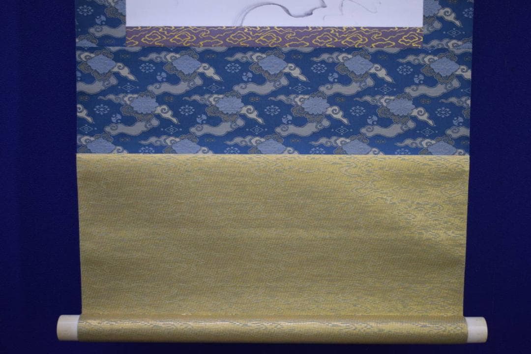 不詳/作者不詳/雲上観音図/人物/布袋屋掛軸HJ-890