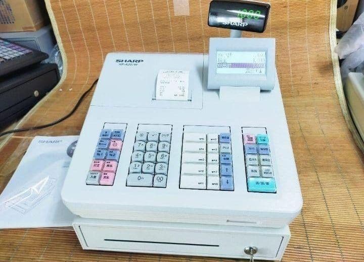 シャープレジスター　XE-A207w-wPC連携売上管理設定無料　525000