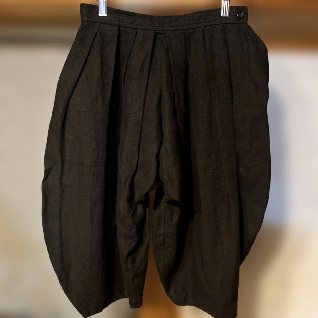 コムコム COMME des GARCONS リネン バルーン パンツ XS