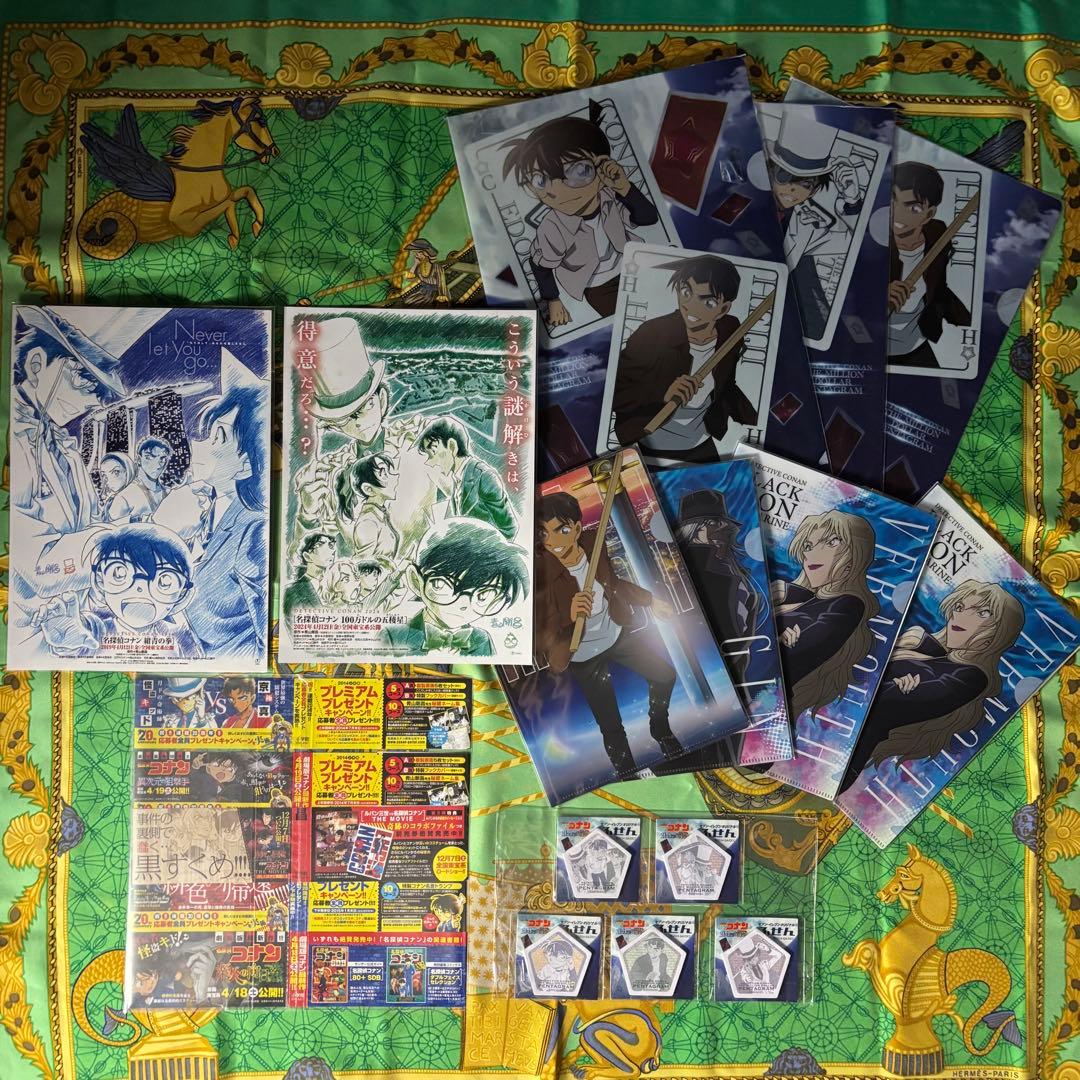 名探偵コナン フライヤー 帯 クリアファイル ふせん など 計18種19 グッズ