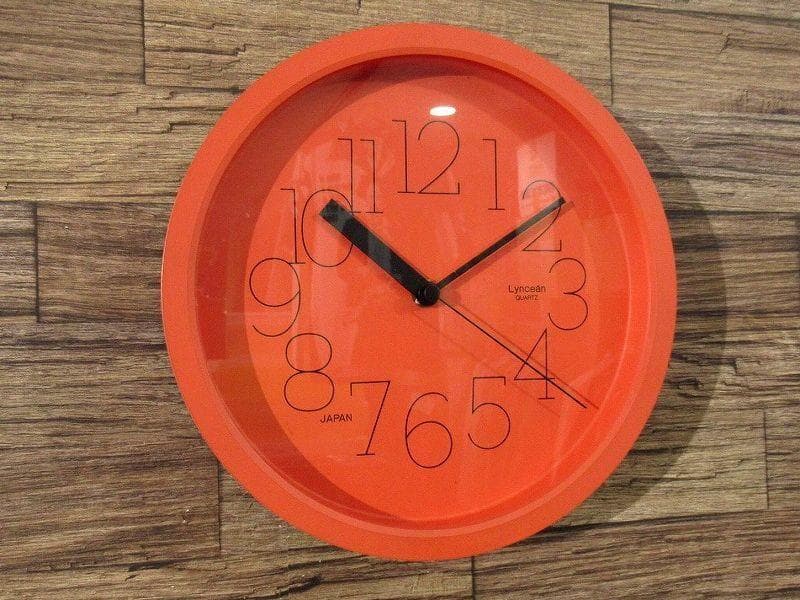 80s ワキタ ハイテクス 三原昌平 Lyncean スイープ運針 掛け時計