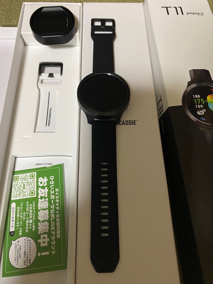 ボイスキャディT11PRO GPS ゴルフウォッチ 腕時計型 ゴルフナビ【美品】