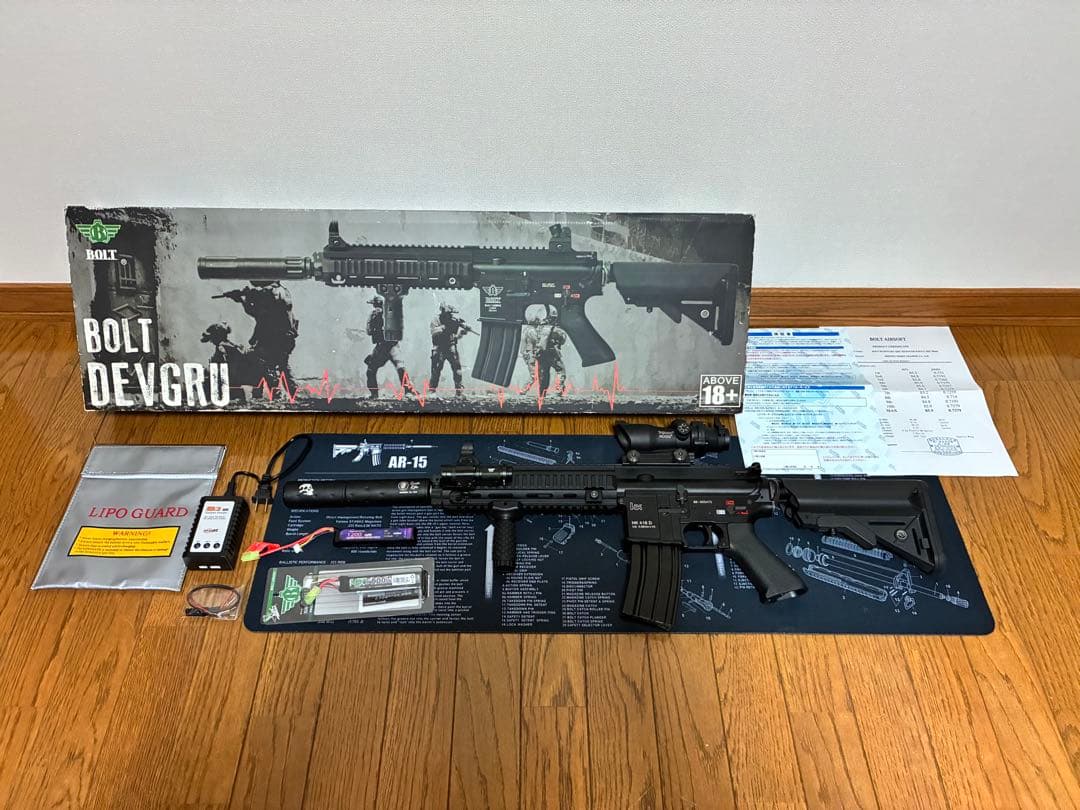 BOLT DEVGRU HK416D 電動ガン フルセット サバゲー