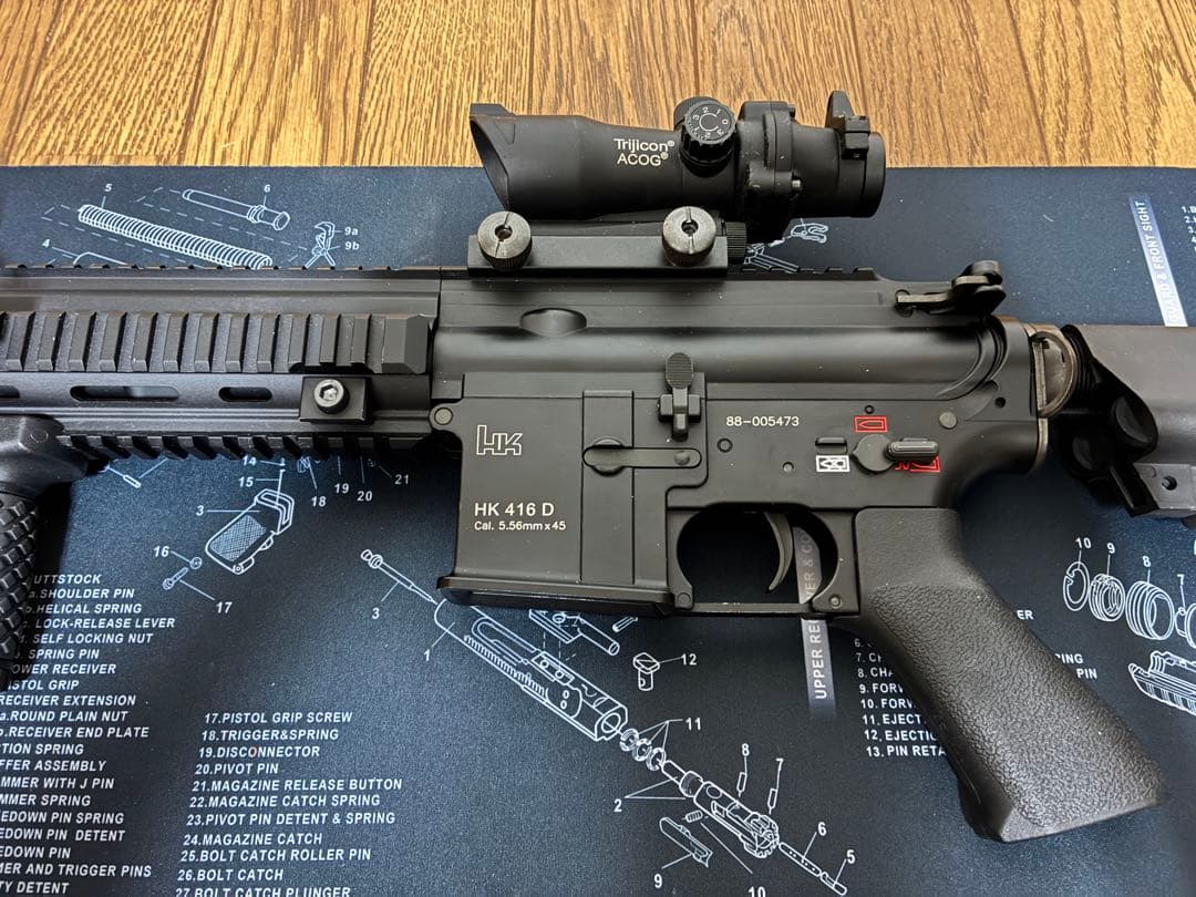 BOLT DEVGRU HK416D 電動ガン フルセット サバゲー