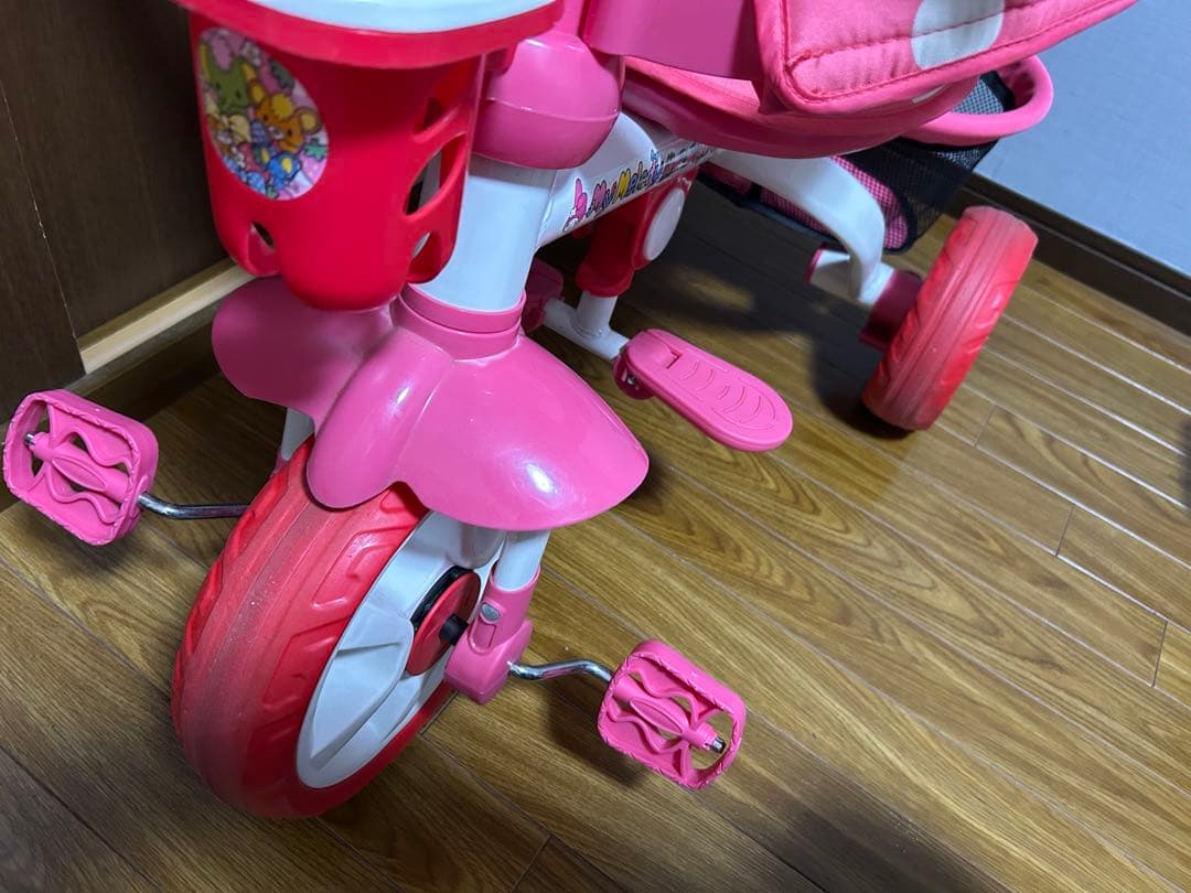 マイメロ水玉模様三輪車