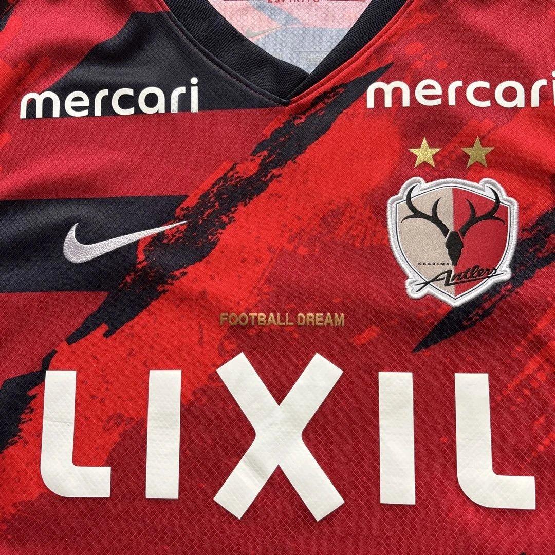 鹿島アントラーズ 2025年 ユニフォーム No.40 鈴木優磨 サイン入り L