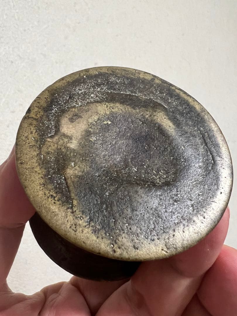 中国 密教法具 抹香 塗香用具 香筒 経筒 佐波理 仏像 仏教美術 骨董 古美術