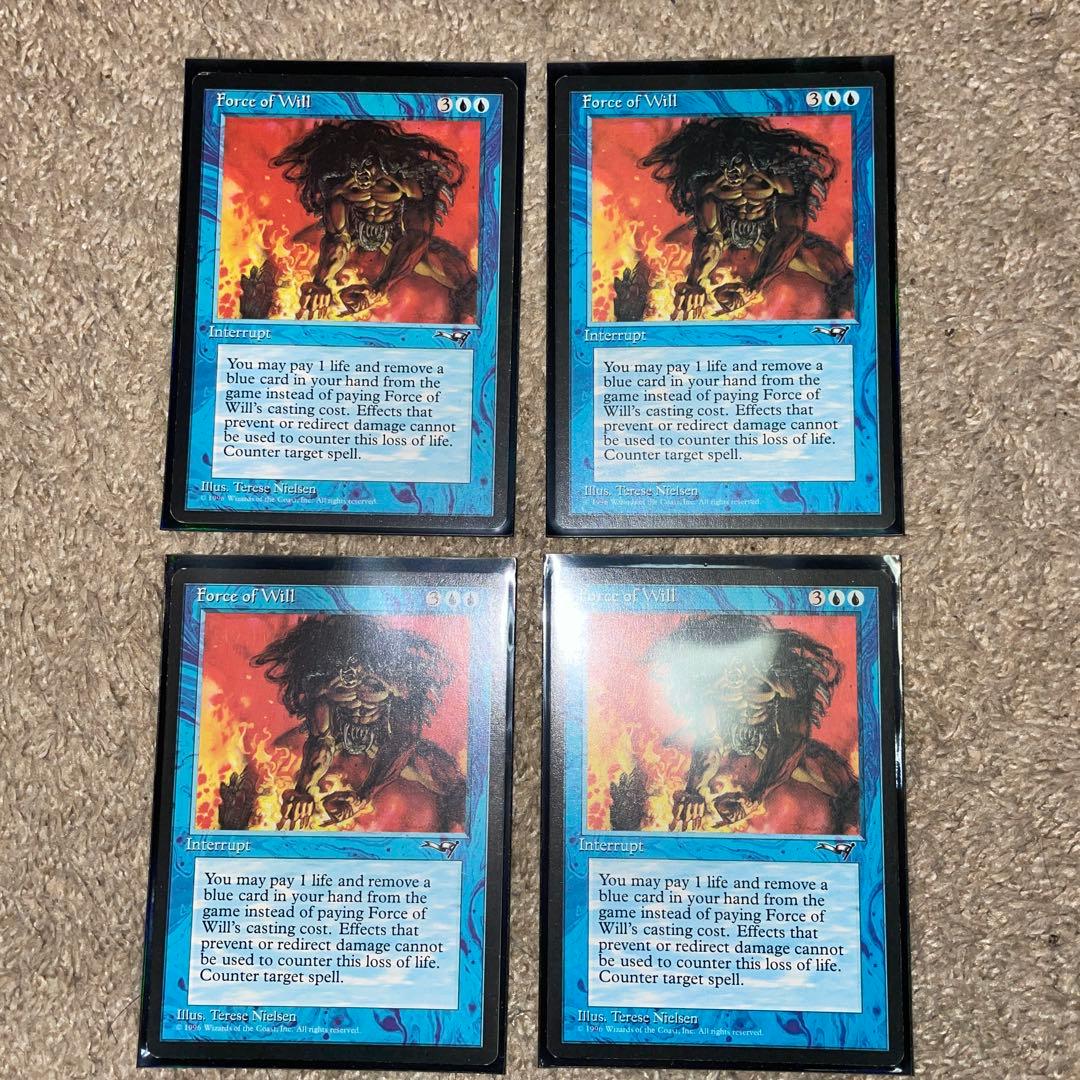 Force of Will 4枚セット マジック：ザ・ギャザリング