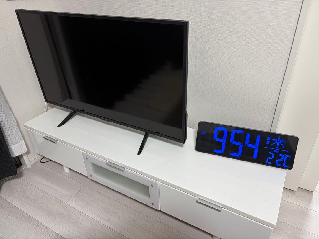 ニトリ　ローボードエトナ　白