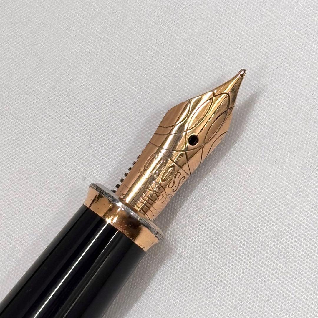 CROSS ペン先 14K 刻印 グリーンカラー クロス 万年筆 箱など全てあり