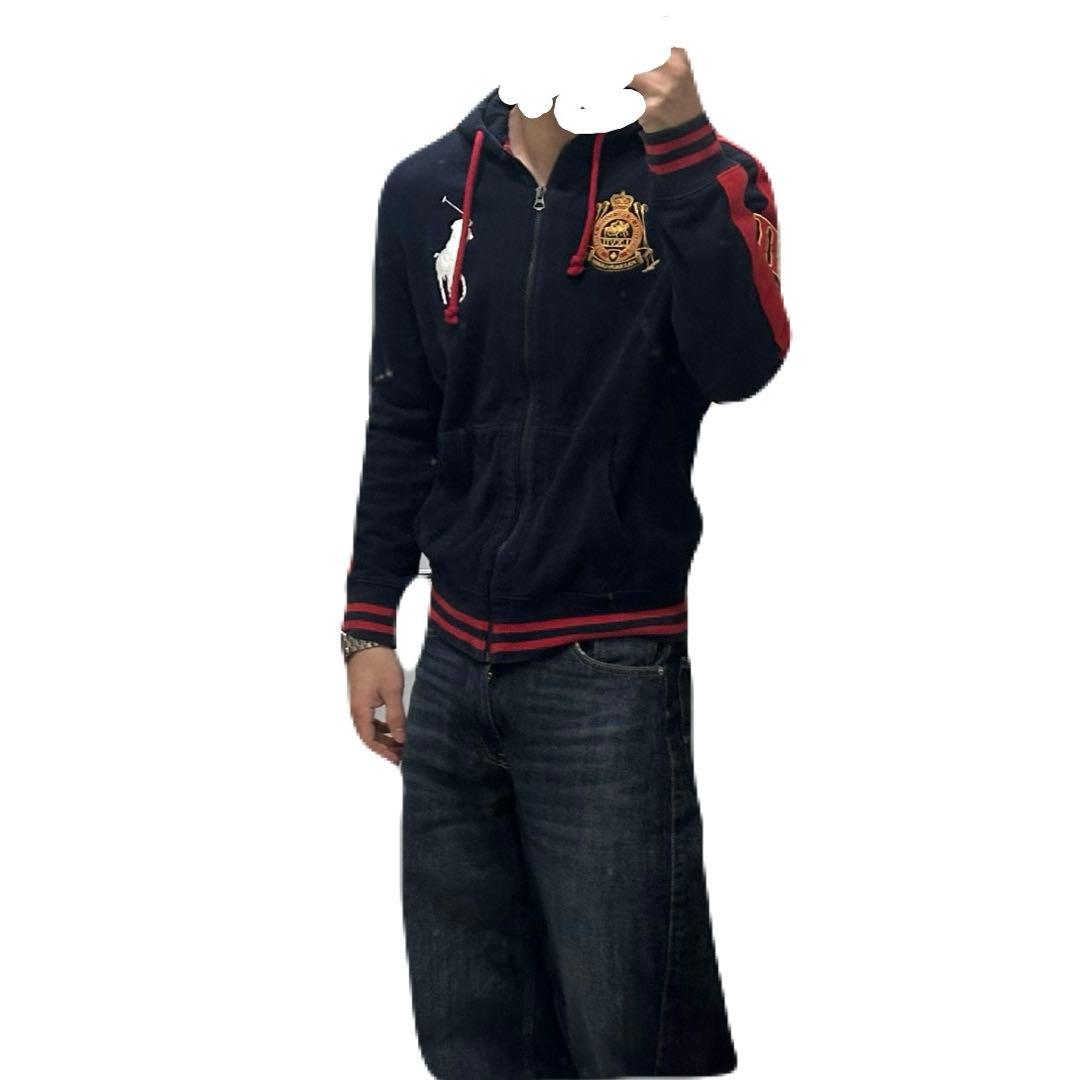 【着画あり】ラルフローレン　ビックポニー　ジップアップパーカー　S